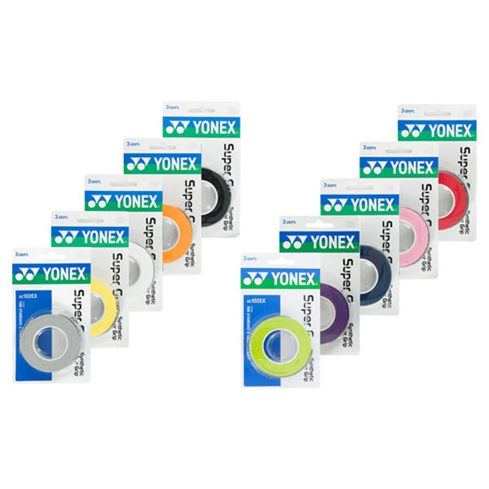 Yonex Wet Super Grap 3 Pack – Tennis Express