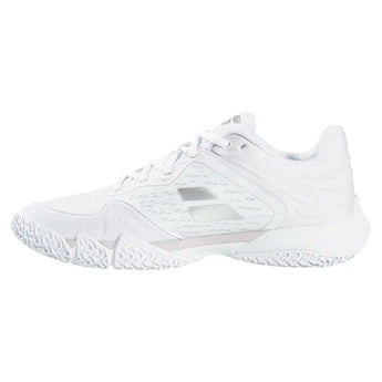 Women's Premura 3 Padel Shoes White and Silver,Footwear,Babolat,,,Tennis Express,3A1S26B753-1019F26-2