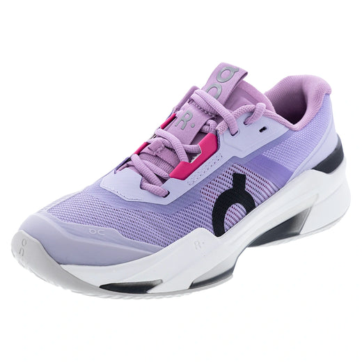 Women's CLAY Court THE ROGER Pro Fire Tennis Shoes Bloom and Black