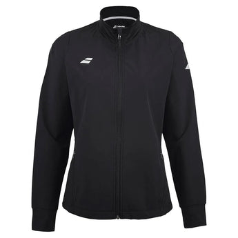 Women's Play Tennis Jacket Black-Apparel-Babolat-3WP2121-2000B-Tennis Express