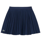 Girls' Core Logo Sport Pleated Tennis Skort,Apparel,Lacoste,,,Tennis Express,447905-UGW-F26-2