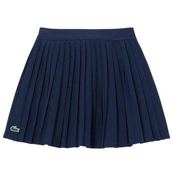 Girls' Core Logo Sport Pleated Tennis Skort,Apparel,Lacoste,,,Tennis Express,447905-UGW-F26-2