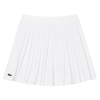 Girls' Core Logo Sport Pleated Tennis Skort,Apparel,Lacoste,,,Tennis Express,447905-WBL-F26-2