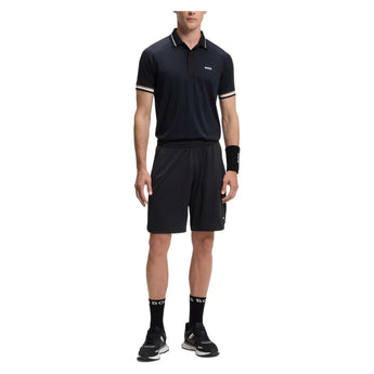 Men's TOC Game 9 inch Tennis Jersey Shorts Black, Hugo Boss, Tennis Express, 50563340-001F26-3