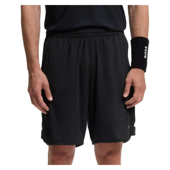 Men's TOC Game 9 inch Tennis Jersey Shorts Black, Hugo Boss, Tennis Express, 50563340-001F26-6