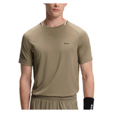 Men's TOC Court Tennis T-Shirt Light and Pastel Green, Hugo Boss, Light/Pastel Green, Tennis Express, 50570006-334F26-LIGHT-PASTEL-GREEN-1