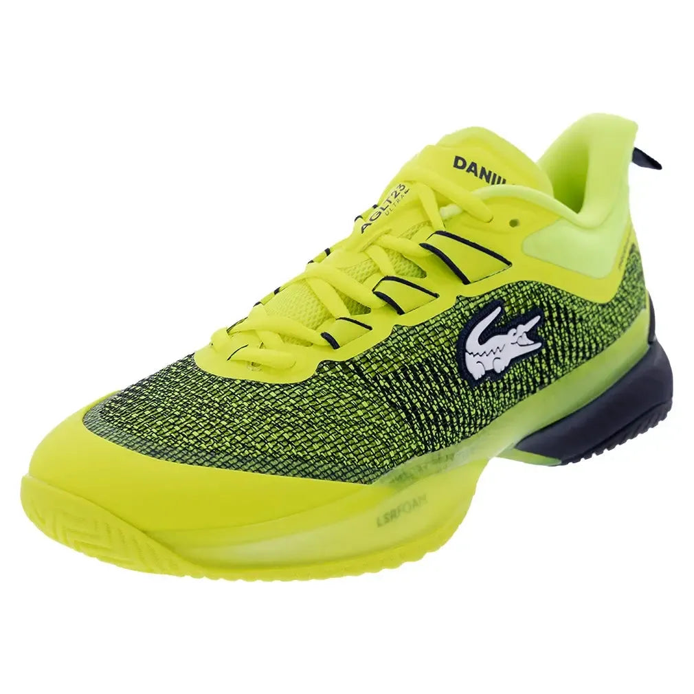 Men's Daniil Medvedev AG-LT23 Ultra Tennis Shoes Yellow and Navy