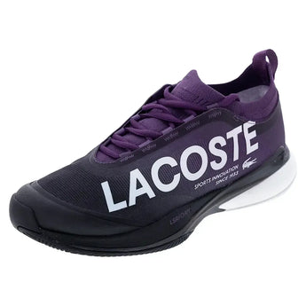 Men's AG-LT25 Lite Tennis Shoes Purple and Black-Footwear-Lacoste-50SMA0011-Z55F25copy-Tennis Express