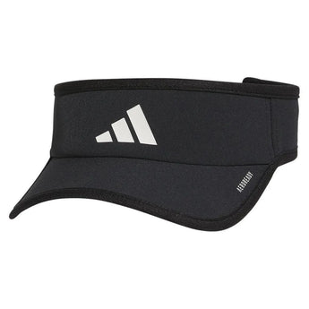Men’s Superlite 3 Visor Black and White-Apparel-Adidas-5158694-1-Tennis Express