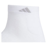 Women's Classic Cushioned Low Cut Socks 6-Pack White and Clear Onix, Adidas, Tennis Express, 5162386-H26-2