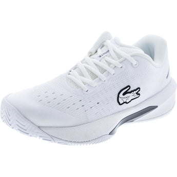 Women's AG-LT EVO Tennis Shoes White, Lacoste, White, Tennis Express, 52SFA0124-21GF26-WHITE-3