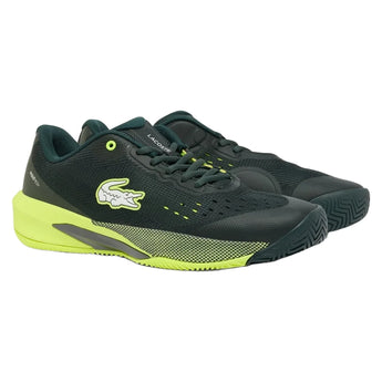 Men's AG-LT EVO Tennis Shoes Dark Green and Yellow, Lacoste, Tennis Express, 52SMA0070-AB3F26-1