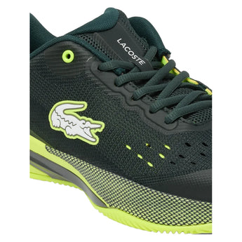 Men's AG-LT EVO Tennis Shoes Dark Green and Yellow, Lacoste, Tennis Express, 52SMA0070-AB3F26-5