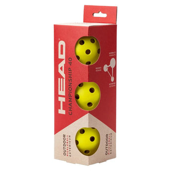 Championship 40 Outdoor Pickleballs 3 Pack-Balls-Head-557020-1-Tennis Express