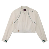 Women's Nature Series Tennis Warm-Up Jacket, Yonex, 684 Pearl Beige, Tennis Express, 58121EX-F26-684-PEARL-BEIGE-1