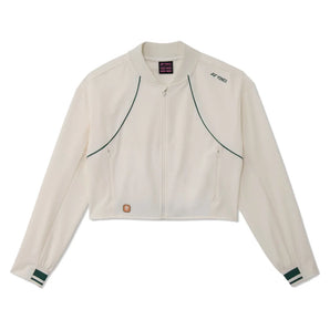 Women's Nature Series Tennis Warm-Up Jacket, Yonex, 684 Pearl Beige, Tennis Express, 58121EX-F26-684-PEARL-BEIGE-1
