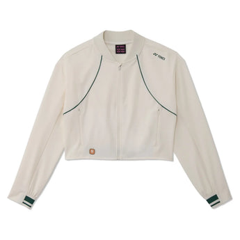 Women's Nature Series Tennis Warm-Up Jacket, Yonex, 684 Pearl Beige, Tennis Express, 58121EX-F26-684-PEARL-BEIGE-1