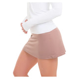 Women's Free Style Tennis Skort Mocha, BloqUV, Tennis Express, 6100-MCHF26-3