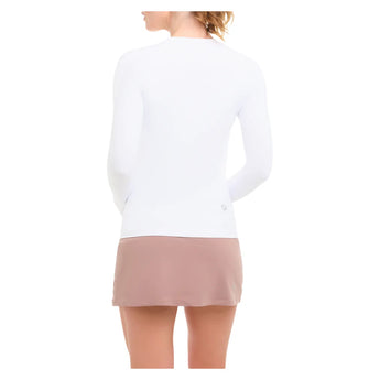 Women's Free Style Tennis Skort Mocha, BloqUV, Tennis Express, 6100-MCHF26-4