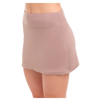 Women's Free Style Tennis Skort Mocha, BloqUV, Mocha, Tennis Express, 6100-MCHF26-MOCHA-1