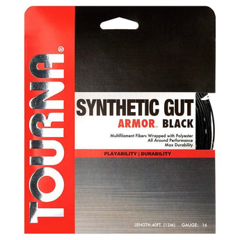 Synthetic Gut Armour Tennis String Black-Strings-Tourna-61363-DEFAULT-L-Tennis Express