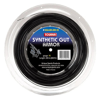 Synthetic Gut Armor Tennis String Reel Black-Strings-Tourna-61365-DEFAULT-L-Tennis Express