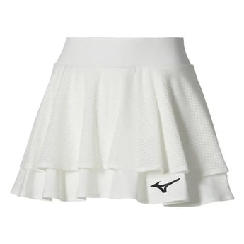 Women's Printed Tennis Skort White-Apparel-Mizuno-650015-00IBF25-X-Tennis Express