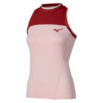 Women's Printed Tennis Tank Pinkesque-Apparel-Mizuno-650029-1616-Tennis Express