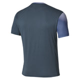 Men's Shadow GX Short Sleeve Tee Insignia Blue, Mizuno, Tennis Express, 650041-5A5AF26-1