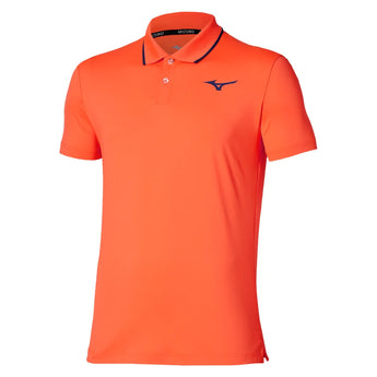 Men's Polo Lava Orange, Mizuno, Tennis Express, 650044-2525F26-1