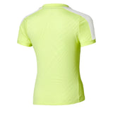 Women's Core Short Sleeve Tee Lime Pulp, Mizuno, Tennis Express, 650046-4H4HF26-1