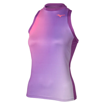 Women's Printed Tank Dahlia, Mizuno, Dahlia, Tennis Express, 650047-6L6L-DAHLIA-1