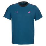 Men's Juan Lebron Crew Neck Padel Tee Legion Blue, Babolat, Tennis Express, 6MZ26011-4156F26-1
