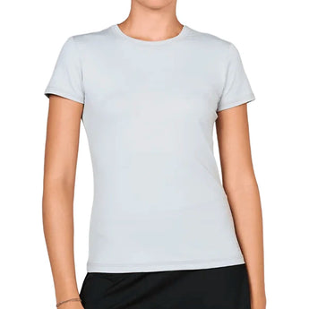Women's UV Short Sleeve Tennis Top Stone,Apparel,Sofibella,Grey,XS,Tennis Express,7012STO-B