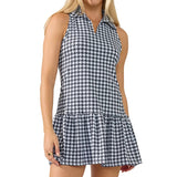 Women's Fairplay Tennis Dress Houndstooth Black, Bobbe, Houndstooth Black, Tennis Express, 704-136BF26-HOUNDSTOOTH-BLACK-1