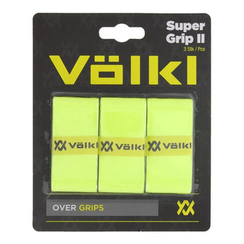 Super Grip II 3 Pack Tennis Overgrip Neon Yellow-Accessories-Volkl-79353-DEFAULT-L-Tennis Express