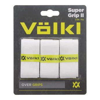 Super Grip II 3 Pack Tennis Overgrip White-Accessories-Volkl-81064-DEFAULT-L-Tennis Express