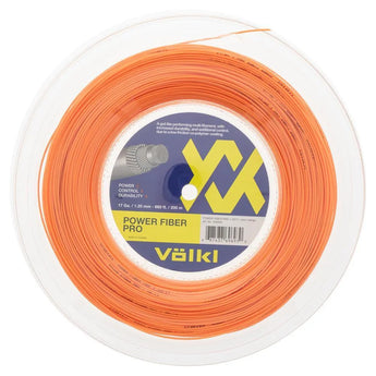 Power Fiber Pro Tennis String Reel-Strings-Volkl-85625-NEON_ORANGE-L-Tennis Express