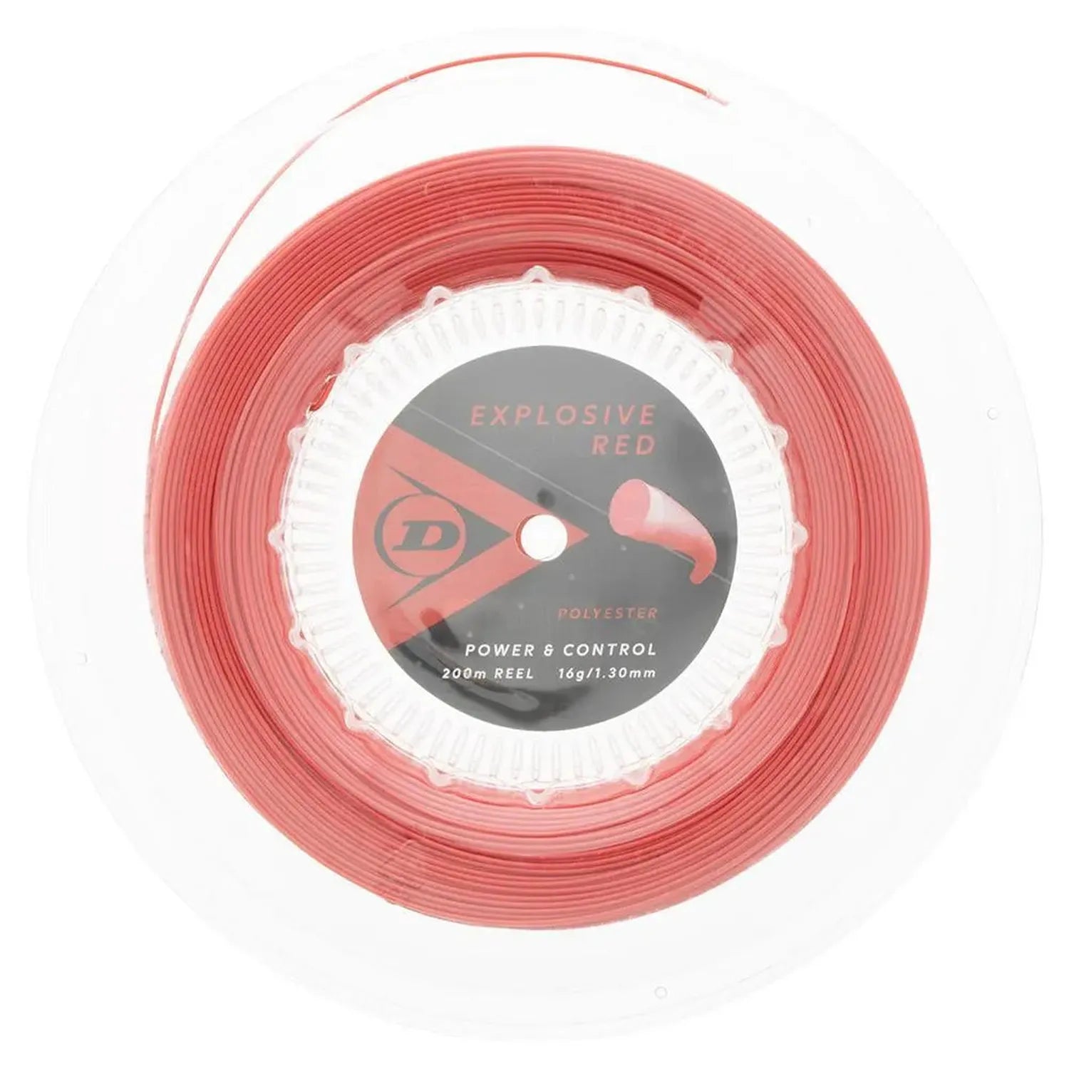 Dunlop Explosive Red 17/1.25 Tennis String Reel (Red)