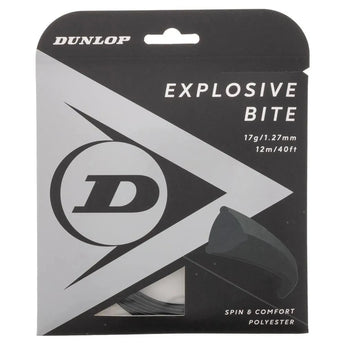 Explosive Bite Black 17G Tennis String-Strings-Dunlop-93431-DEFAULT-L-Tennis Express