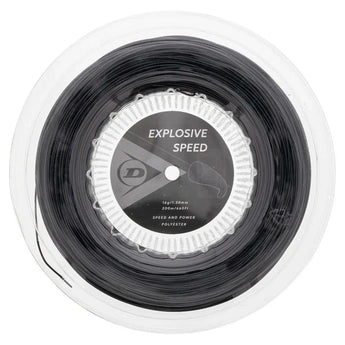 Explosive Speed Black 16G Tennis String Reel-Strings-Dunlop-93445-DEFAULT-L-Tennis Express