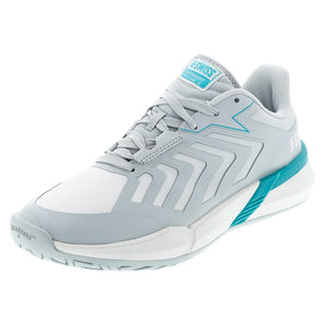Women's Ultrashot Team 2 Tennis Shoes Glacier Gray and Bland de Blanc,Footwear,K-Swiss,Glacier Gray/Bland de Blanc,5,Tennis Express,94598-091F26copy