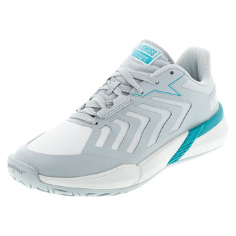 Women's Ultrashot Team 2 Tennis Shoes Glacier Gray and Bland de Blanc,Footwear,K-Swiss,Glacier Gray/Bland de Blanc,5,Tennis Express,94598-091F26copy