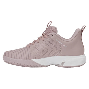 Women's Ultrashot Light Tennis Shoes Violet Ice and White, K-Swiss, Tennis Express, 94767-552F26-2