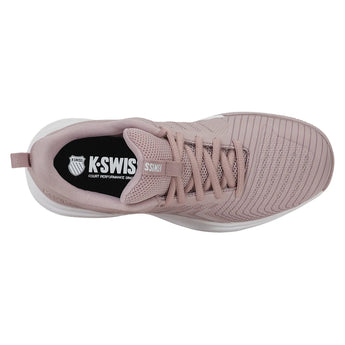 Women's Ultrashot Light Tennis Shoes Violet Ice and White, K-Swiss, Tennis Express, 94767-552F26-3