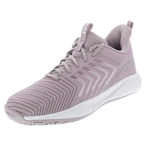 Women's Ultrashot Light Tennis Shoes Violet Ice and White,Footwear,K-Swiss,Violet Ice/White,5,Tennis Express,94767-552F26copy