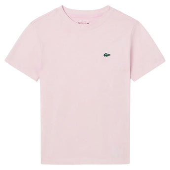 Boys' Ultra Dry Classic Sport Tennis Tee,Apparel,Lacoste,AL5 Pink,8A,Tennis Express,947868-F26-AL5webp