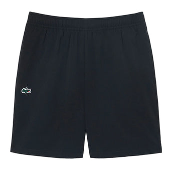 Boys' Ultra Dry Classic Woven Tennis Short,Apparel,Lacoste,K96 Black,8A,Tennis Express,947894-K96-F26