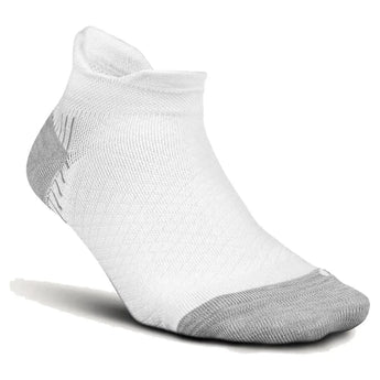 Plantar Fasciitis Relief Light Cushion No Show Tab Socks-Socks-Feetures-98207-158_WHITE-L-Tennis Express