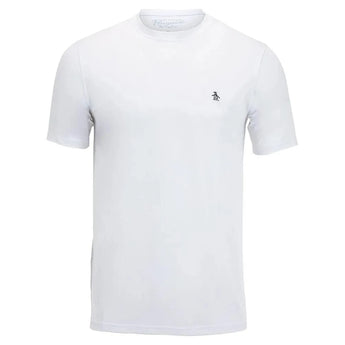 Men's Short Sleeve Tennis Tennis Crew-Apparel-Penguin-98242-118_BT_WHITE-L-Tennis Express